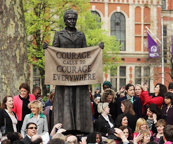 First Female Suffragist Millicent Fawcett Statue Unveiled In Parliament Square